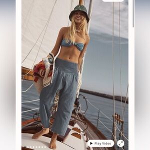 We The Free Lunan Crop Harem Jeans Dragonfly Size Medium